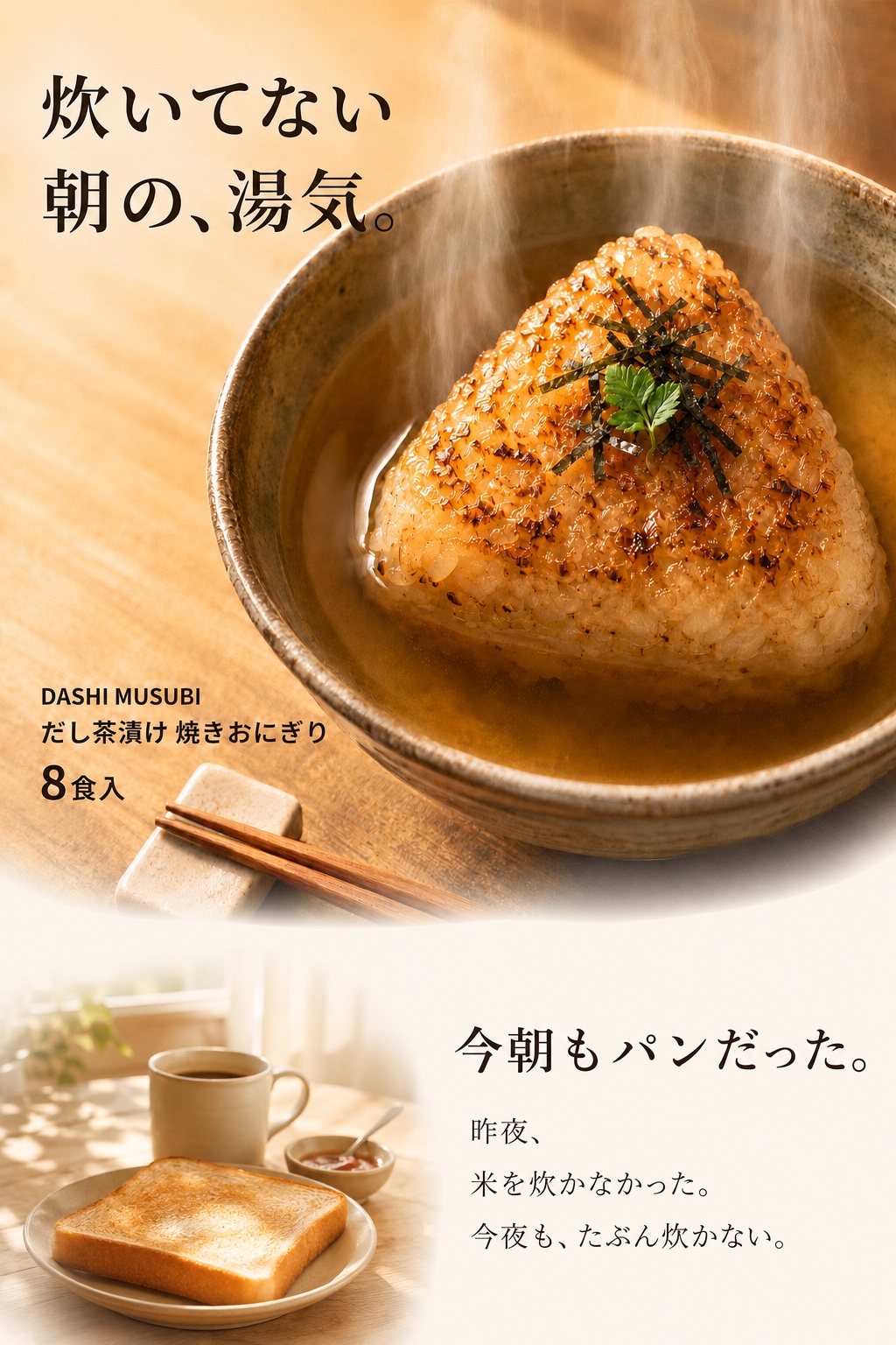 DASHI MUSUBI 商品ページファーストビュー制作例